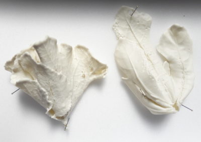 Fossiles d' Automne I - Porcelaine, 15x19cm